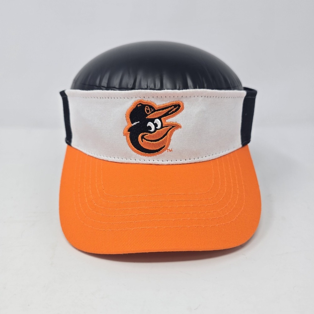 Baltimore Orioles MLB Sun Visor Hat Orange White Black Adjustable One Size - Picture 5 of 10